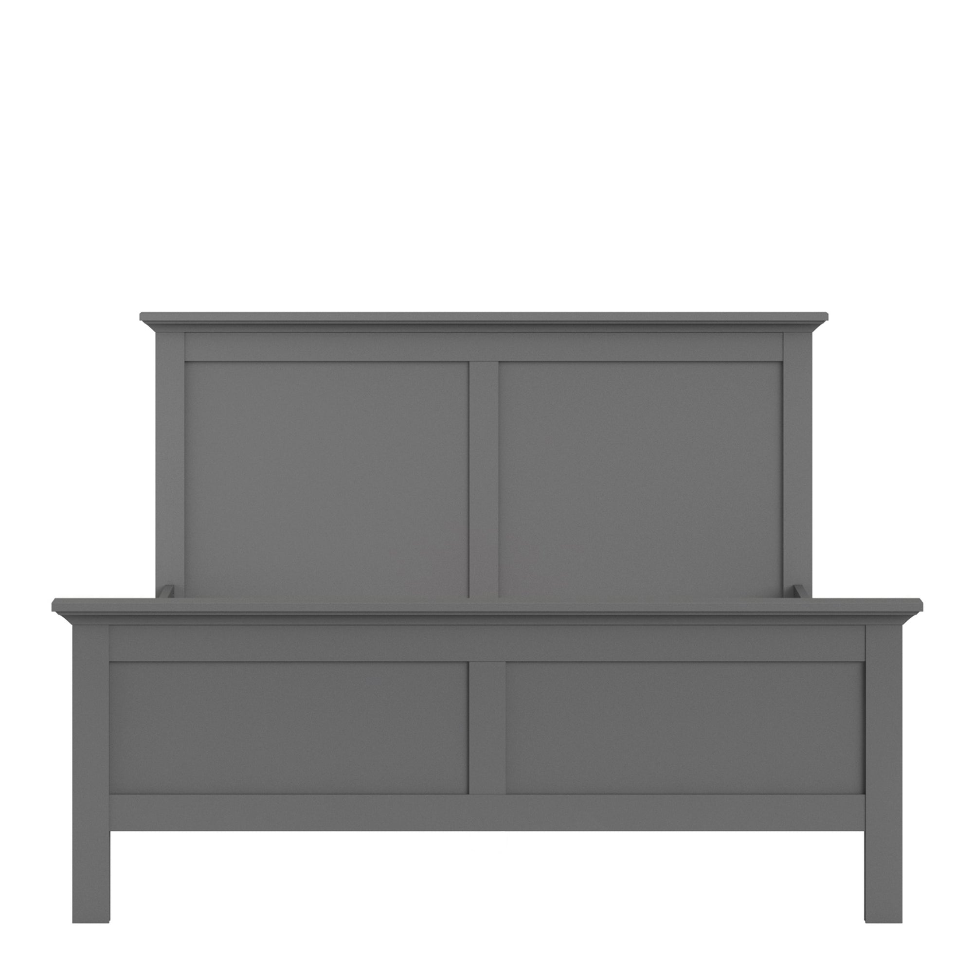 Axton Westchester King Bed (160 x 200) in Matt Grey