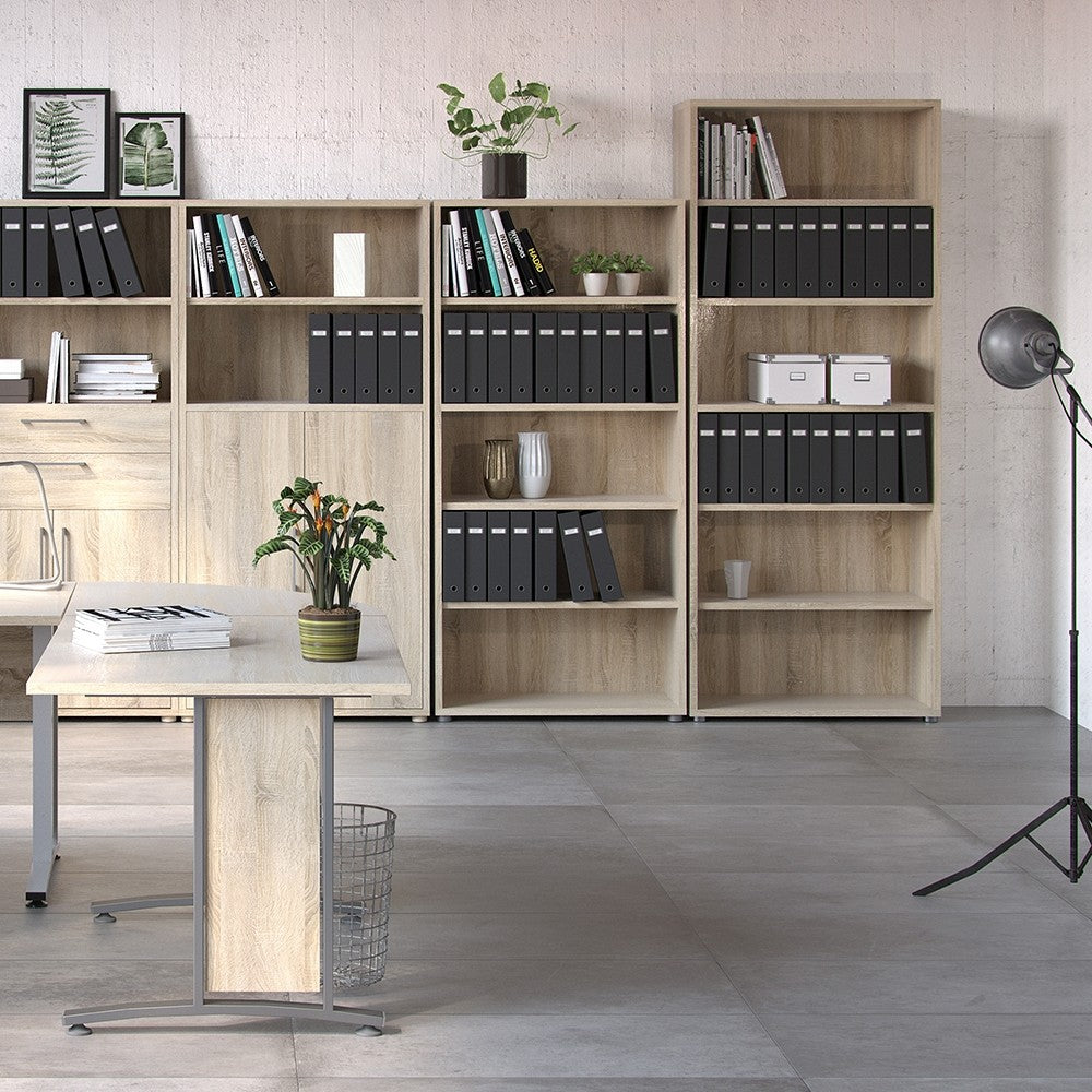 Axton Trinity Prima Bookcase 5 Shelves In Oak