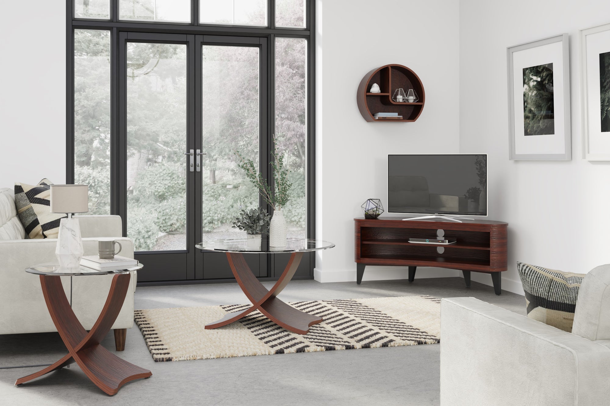 Jual Furnishings Siena Coffee Table Walnut