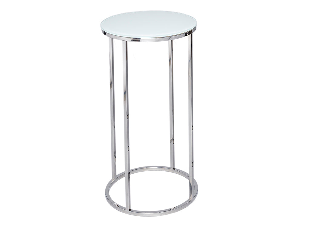 Gilmore Space Kensal Circular Lamp Stand White