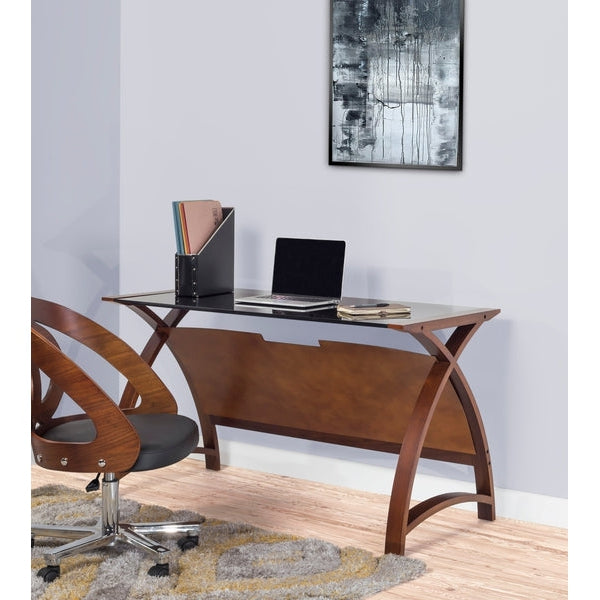 Jual Furnishings Helsinki Corner Desk Walnut