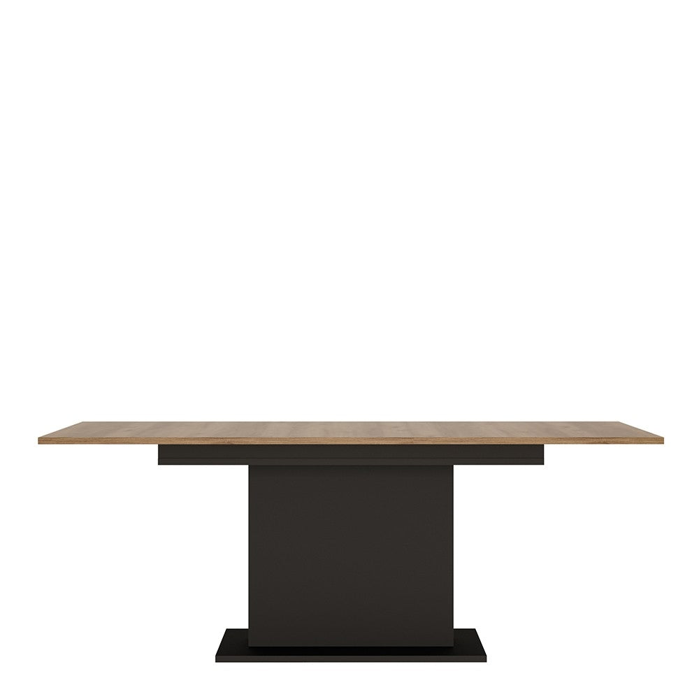 Axton Belmont Extending Dining Table With The Walnut And Dark Panel Finish