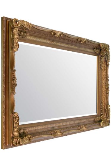 Carrington Baroque Gold Large Wall Mirror 175cm x 89cm