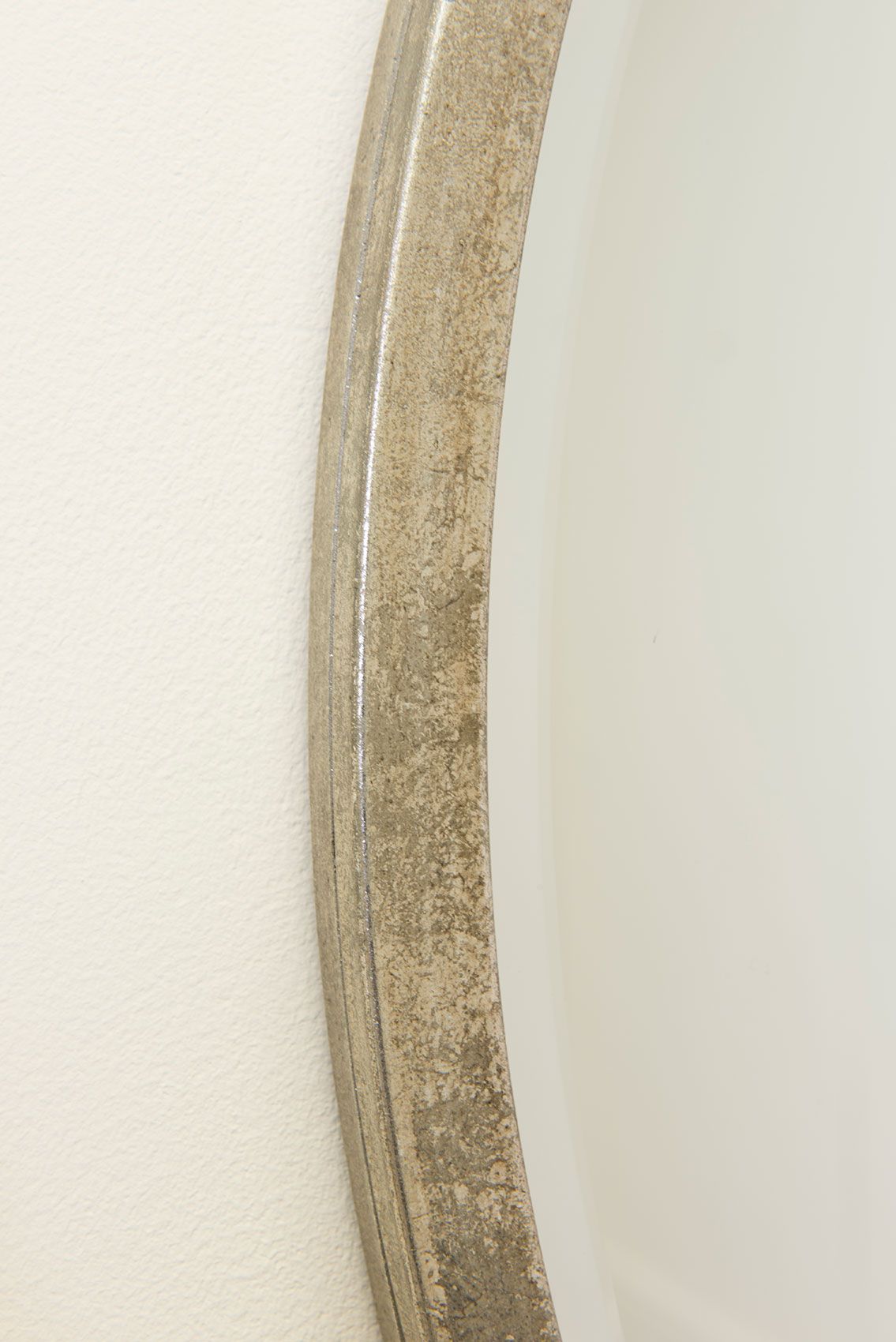 Carrington Silver Elegant Modern Bevelled Round Mirror 80 x 80 CM