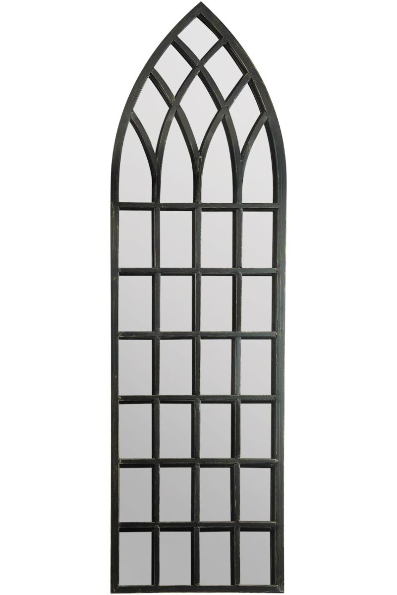 Carrington Rustic Arch Large Garden Mirror 160 x 47.5 CM