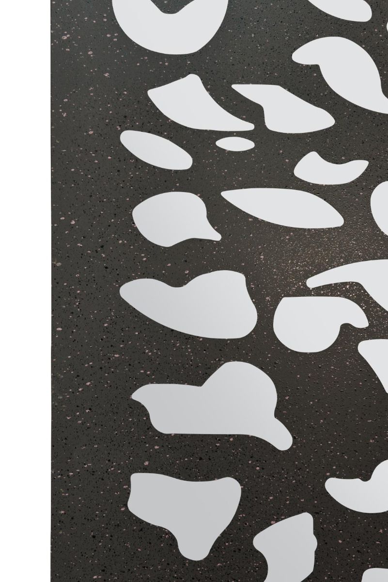 Carrington Extra large Metal Leaf Design Decorative Garden Screen Mirror 180cm X 90cm