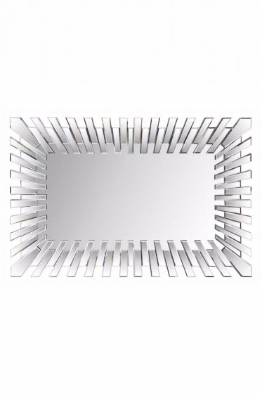 Carrington All Glass Stylised Large Dress Mirror Mirror 120 x 80 CM