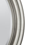 Carrington Silver Elegant Modern Bevelled Round Mirror 96 x 96 CM