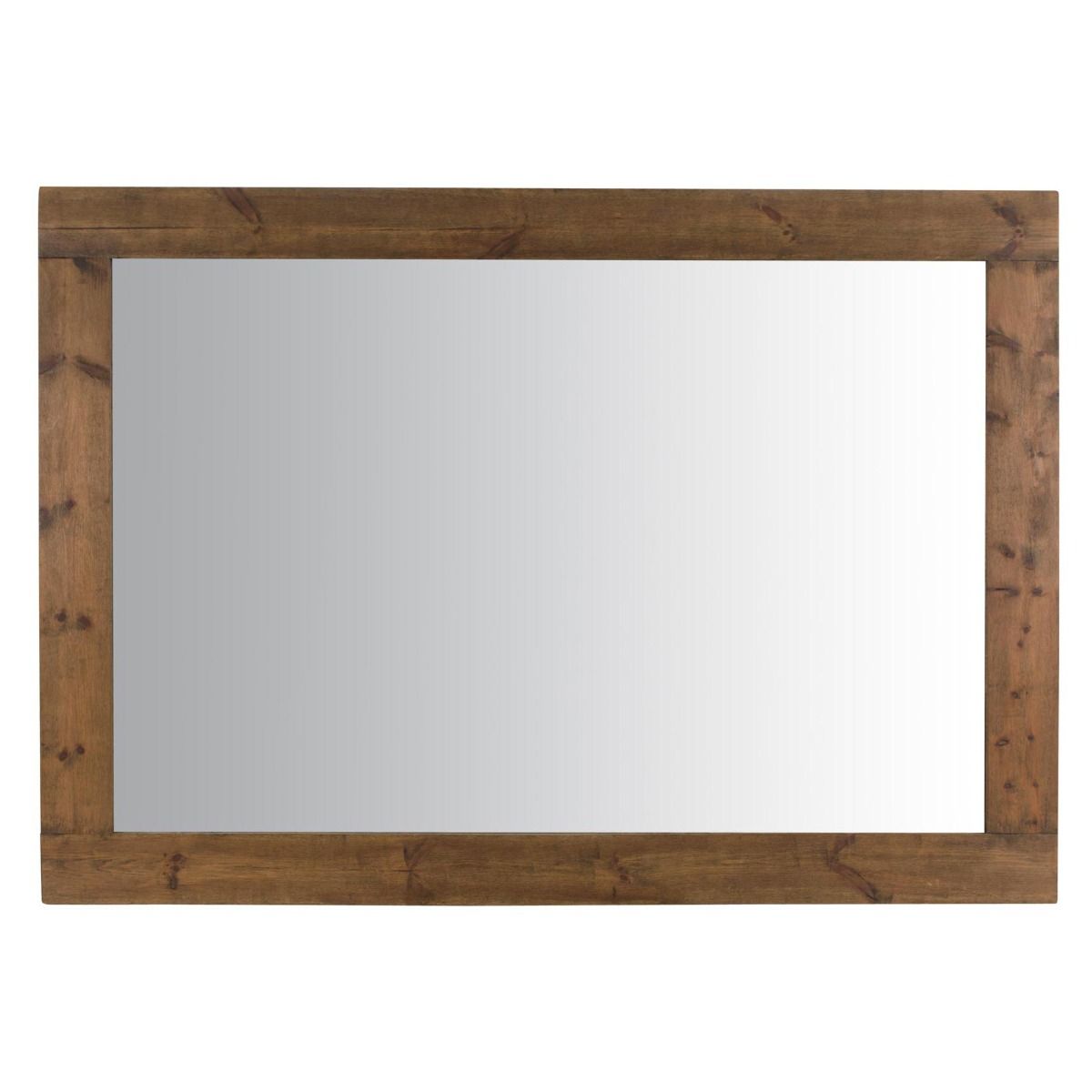 Carrington Dark Natural Wood Extra Large Wall Mirror 213 x 149 CM