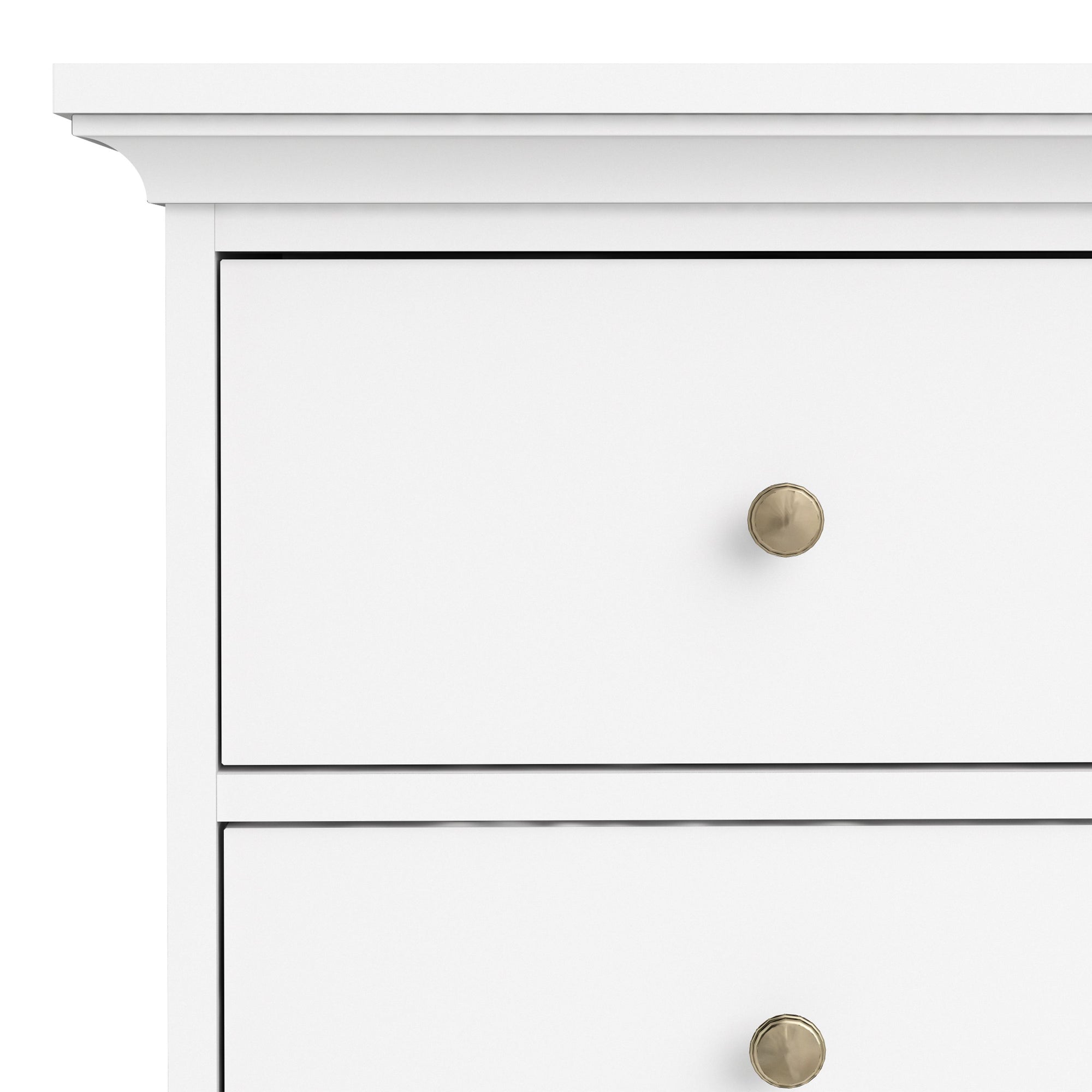 Axton Westchester Chest of 8 Drawers In White